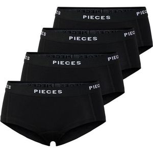 pieces Hipster PCLOGO LADY 4 PACK SOLID NOOS BC (4 stuks, Set van 4)