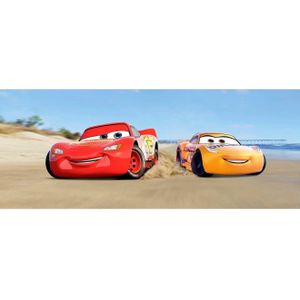Komar Vliesbehang Digitale print vlies - Cars3 Beach - Afmeting 100 x 250 cm (1 stuk)