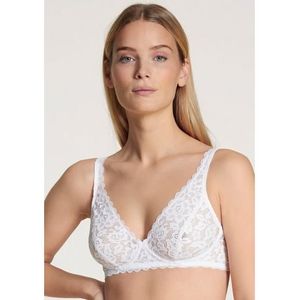 CALIDA Soft-bh Natural Comfort Lace Cup A-C, met innovatief all-over kant, zonder beugels