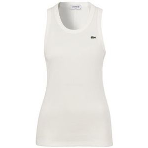 Lacoste T-shirt Geribde top, elastisch, slim fit, premium kwaliteit - Staple Piece