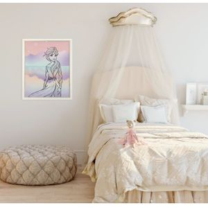 Komar Artprint Disney Frozen Pastell Lights 40 x 60 cm (breedte x hoogte) - kinderkamer, decoratie (1 stuk)