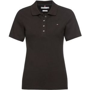 Tommy Hilfiger Poloshirt 1985 SLIM PIQUE POLO SS met tommy hilfiger-merklabel