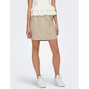 Only Minirok ONLKERRY MW SHORT BUT LINEN BL SKIRT PNT