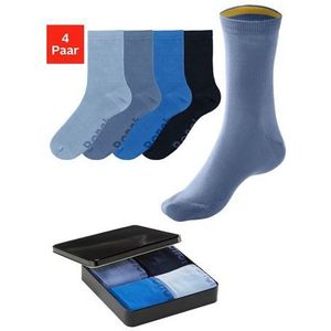 Bench. Basic sokken met gekleurde binnenboordjes (blik, 4 paar)
