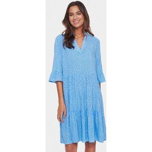 Saint Tropez Zomerjurk EdaSZ dress met volants en 3/4 mouwen