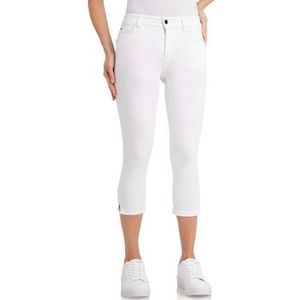 wonderjeans Capri jeans met kleine splitjes onder aan de pijpen