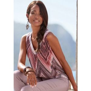 Lascana Tanktop met all-over print