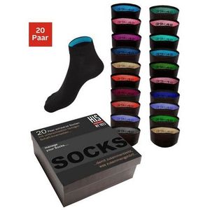 H.I.S Korte sokken in praktische cadeauverpakking (box, 20 paar)