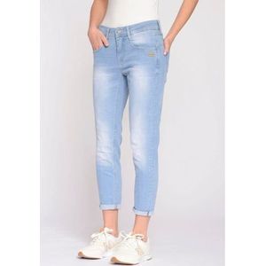 GANG Relax fit jeans 94AMELIE CROPPED met used-effecten