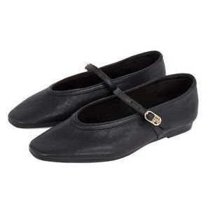 Tommy Hilfiger Ballerina's met riempje BALLERINA MARYJANE SOFT LEATHER zakelijke schoen, flats, feestmode in smalle vorm