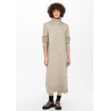 Only Gebreide jurk ONLBRANDIE L/S ROLL NECK DRESS