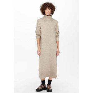 Only Gebreide jurk ONLBRANDIE L/S ROLL NECK DRESS