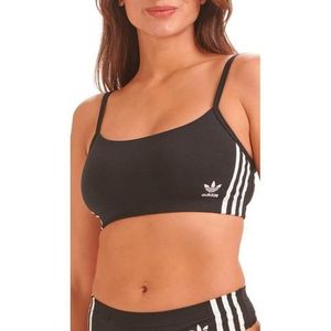 adidas Originals Bustier Comfort Flex Cotton kenmerkend design met 3 strepen