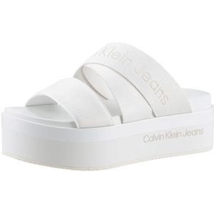 Calvin Klein Slippers FLATFORM SANDAL WEBBING IN MR