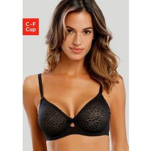 Nuance Minimizer-bh met beugel van licht transparante kant, lingerie