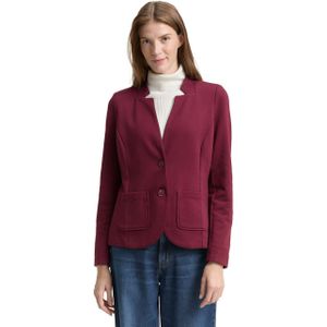 Tom Tailor Sweatblazer Ottoman met opgestikte zakken en structuur