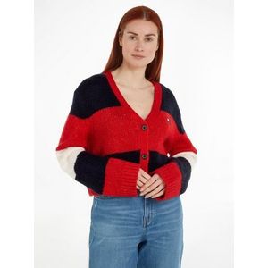 TOMMY JEANS Vest TJW COLORBLOCK CARDIGAN