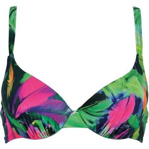 Naturana Beugelbikinitop Bora Bora Beach met gebloemd all-over design