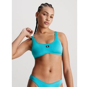 Calvin Klein Swimwear Bustierbikinitop BRALETTE-RP met logo-patch