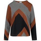 Gerry Weber shirt met lange mouwen »Sweatshirt mit Patchoptik«