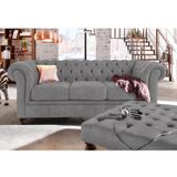 Premium collection by Home affaire Chesterfield-bank CHESTERFIELD met knoopsluiting, ook in leer