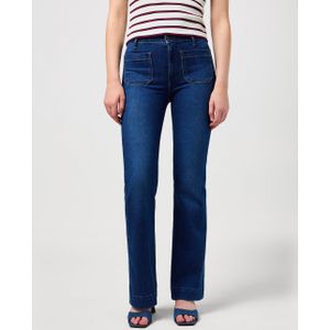 Wrangler Bootcut jeans Flare in retro-design met uitlopende pijp