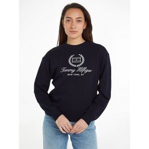 Tommy Hilfiger Sweatshirt met logoprint op borsthoogte