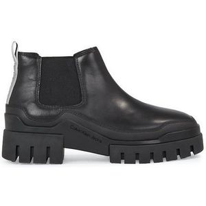 Calvin Klein Chelsea-boots COM BOOT LOW CHELSEA LTH IN LUM met sterk geprofileerde loopzool