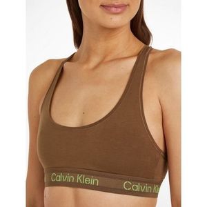 Calvin Klein Bralette-bh UNLINED BRALETTE met ck-logo-opschrift