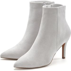 Lascana Highheel-laarsjes in spitse vorm & naaldhak, ritslaars vegan