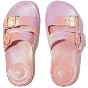 Fitflop Slippers IQUSHION IRIDESCENT TWO , zomerschoen, slippers met twee verstelbare bandages