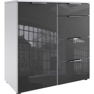 Wimex Kast met laden en deuren Level36 C by fresh to go met glaselementen voor, soft-closefunctie, 81 cm breed