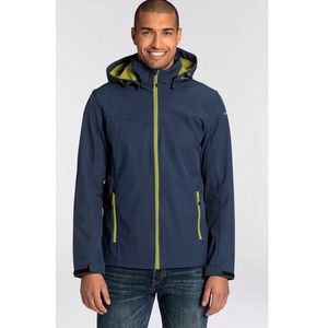 Icepeak Softshell-jack H SOFTSHELLJACKE BRIMFIELD met stijlvolle logo-opschriften