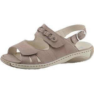 Waldläufer Sandalen Garda zomerschoen, sandaal, keilhak, met drukknoop, g-breedte