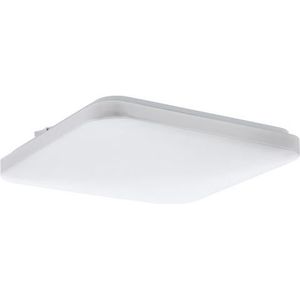 EGLO Plafondlamp FRANIA wit / l33 x h7 x b33 cm / inclusief 1x led-plank (elk 17,5w, 2000lm, 3000k) / warm wit licht - plafondlamp - slaapkamerlamp - bureaulamp - lamp - slaapkamer - keuken - hal - vloerlamp - keukenlamp
