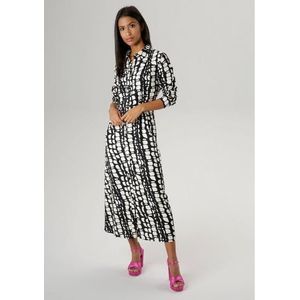 Aniston SELECTED Maxi-jurk met overhemdblouse design - nieuwe collectie