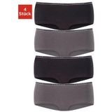 Lascana Hipster elastische katoenkwaliteit (set, 4 stuks)