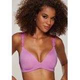 Lascana Push-up-bh zonder beugel met prachtige kantbanden, lingerie