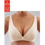 Petite fleur Beugel-bh voor een diep decolleté (Set van 2)