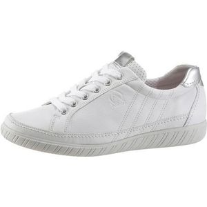 Gabor Sneakers York met modieuze sierstiksels, vrijetijdsschoen, halfhoge schoen, veterschoen