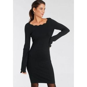 Mode Jurken Stretch jurken H&M Stretch jurk zwart zakelijke stijl 