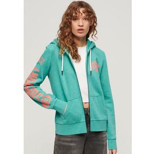 Superdry Capuchonsweatvest SUPER ATHLETIC GRAPHIC ZIPHOOD