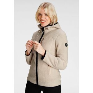 Polarino Fleecejack voor koude dagen, van sneldrogend materiaal, regular fit