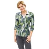 Casual Looks shirt met polokraag