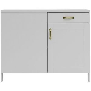 Home affaire Hoekonderkast Alba Breedte 110 cm, massief grenen, 1 deur, 1 lade (1 stuk)