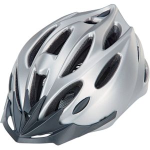 Hardshell Helm - Zilverkleur - Ventilatiegaten - Gemakkelijk Te Verwijderen Vizier