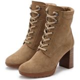 Lascana Highheel-laarsjes Hoge veterschoenen