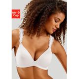 Lascana Push-up-bh zonder beugel met prachtige kantbanden, lingerie