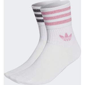 adidas Originals Sportsokken MIDCUT GLITTER CREW SOCKS, 2 PAAR (2 paar)