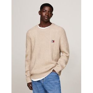 TOMMY JEANS Sweatshirt TJM SLIM CABLE KNIT CNECK